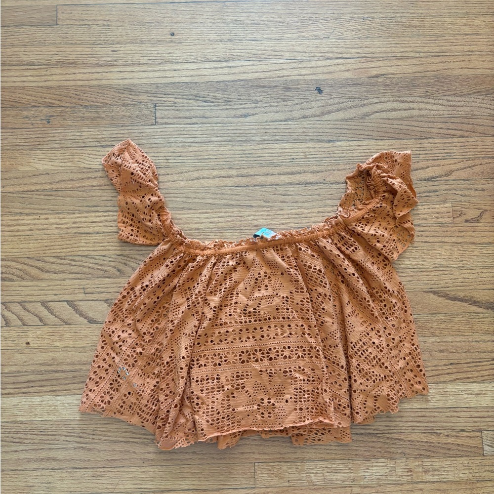Free People Beach Off The Shoulder Top View 3